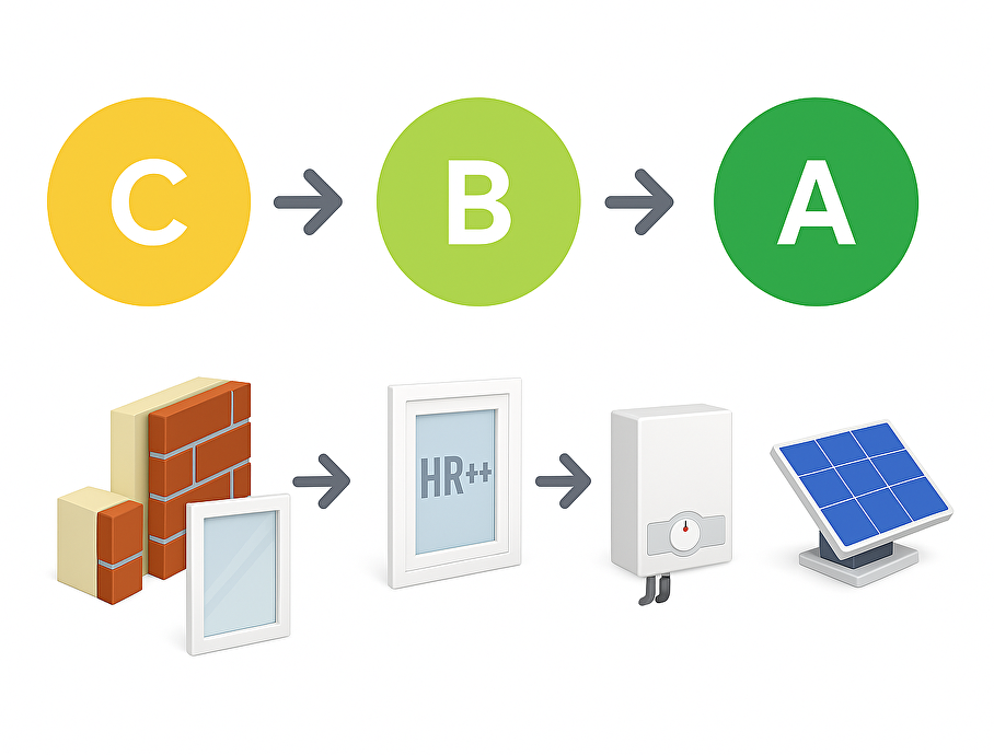 Van energielabel C naar A met Energieprestatieadviseurs